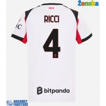 AC Milan Samuele Ricci #4 Gostujuci Dres za Ženska 2025-26 Kratak Rukav